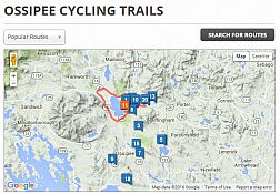 Ossipee cycling trails